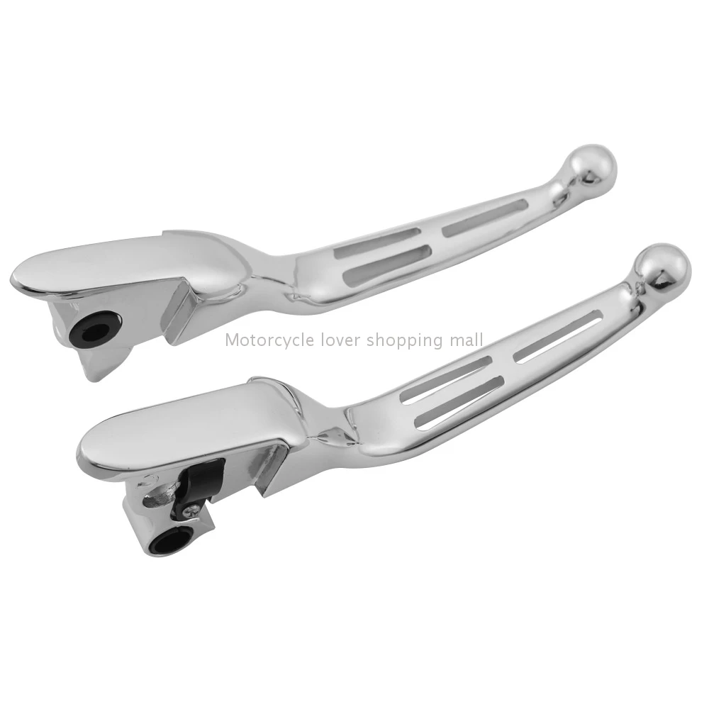 Chrome Aluminum Motorcycle Accessories Brake Clutch Hand Levers For Harley Touring Trike 2008-2013 FLHR FLHRC 2014-up