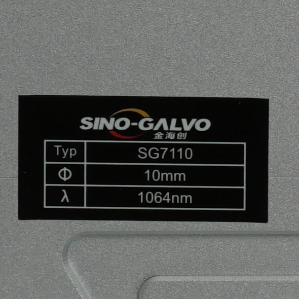 FREE SHIPPING SINO-GALVO SG7110 1064nm/10600nm 10mm Laser Galvanometer Galvo Scanner  Galvo Head for FIber Laser Marking Machine