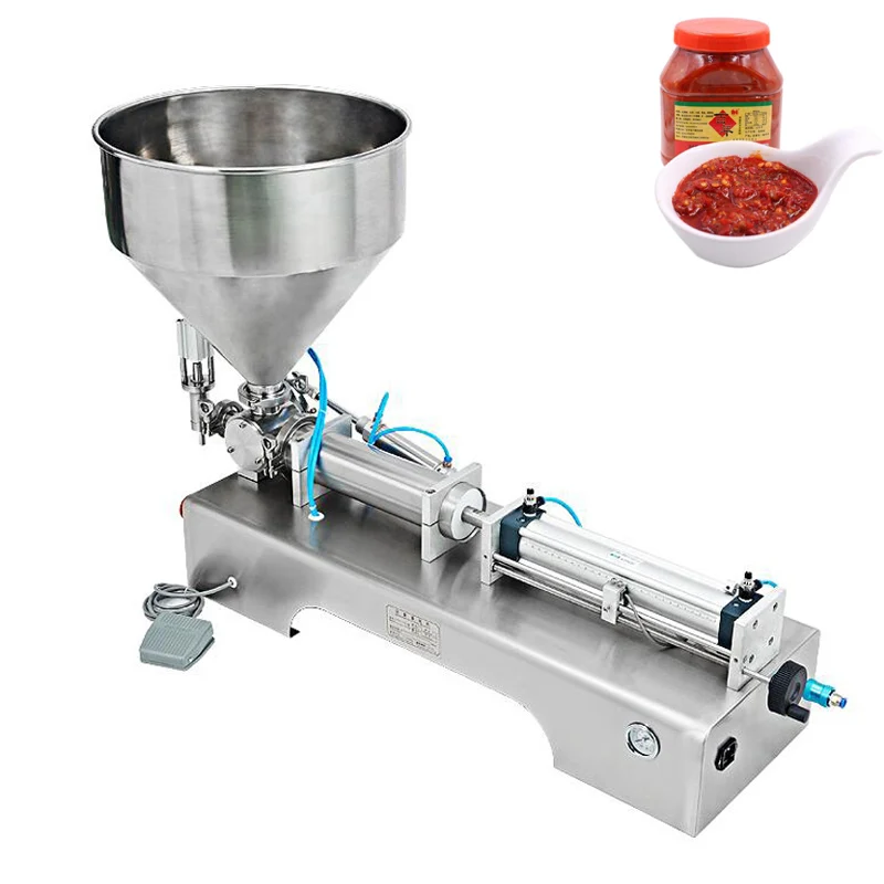 

Semi automatic ice cream water liquid honey juice sauce soft drink tomato paste filling machine