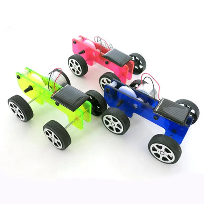 DIY Solar Energy Car Handmade Toys Physical Gizmo Popular science toys Kits Solar Energy Assembled Toy Teaching Tool