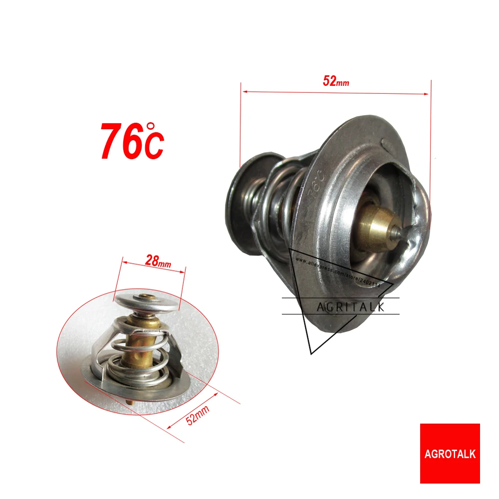 Bình Giữ Nhiệt Cho Quanchai QC490T / QC495T Động Cơ, Một Phần Số: 1408501700300 ( 76 C ) / 2408001900203 ( 80 C)