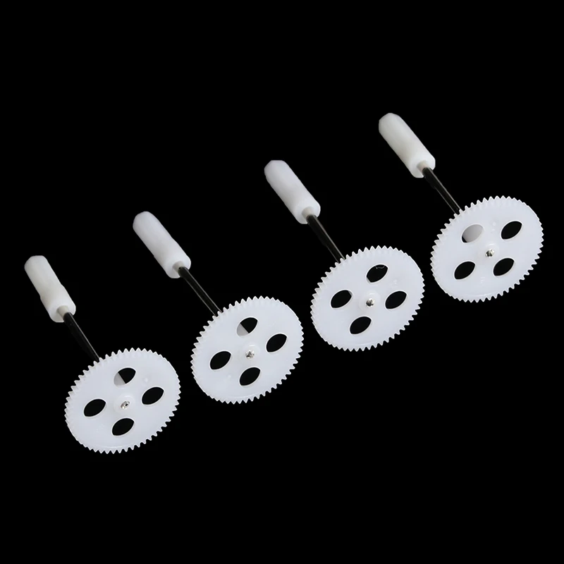4Pcs Syma X5HW X5 X5C/X5SC 드론 기어 세트-RC Quadcopter 예비 부품 용 메인 모터 플라스틱 휠 교체