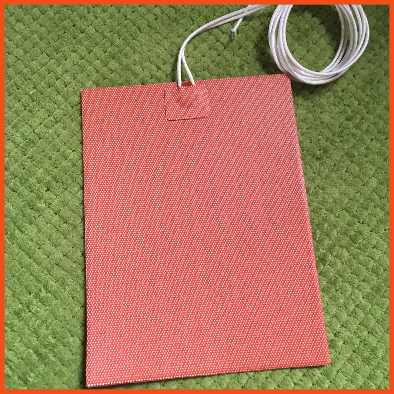 

Silicone heater pad heater 220V 500W 320mmx320mm 2.27A for 3d printer heat bed 1pcs film heater oil heating