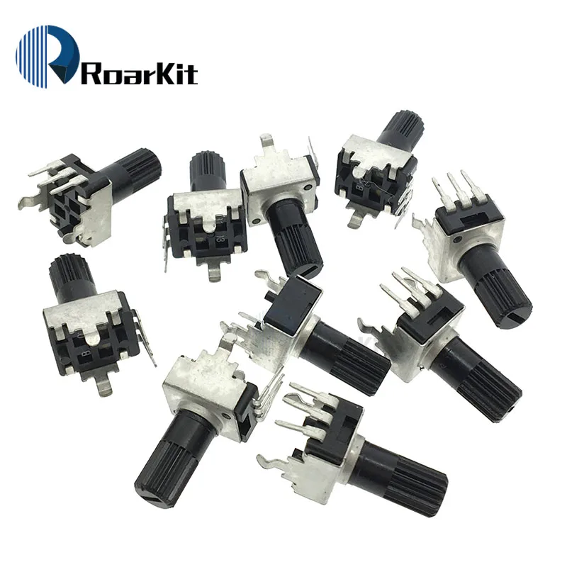 5PCS/LOT RV09 Vertical Adjustable Potentiometer 1K 2K 5k 10K 20K 50K 100K 1M 0932 9 Type 3pin Seal Potentiometer 5pcs/lot