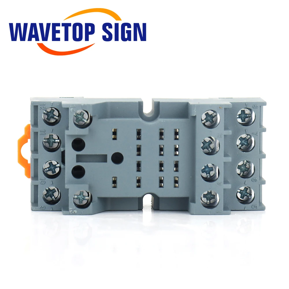 WaveTopSign Mini รีเลย์ระดับกลางฐาน14Pin YJF14A-E DC หนาทองแดงเทป4กลุ่มสำหรับ Co2เลเซอร์ตัดและแกะสลัก Machin