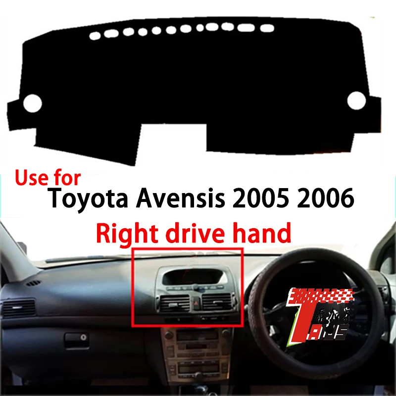 

TAIJS Factory articles para autos Polyester Fibre Car Dashboard Cover For TOYOTA Avensis 2005 2006 Right Hand Drive