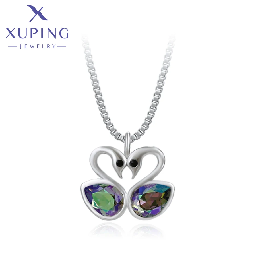 Xuping Jewelry Fashion New Crystals Pendant Necklaces for Women Ladies Brithday Gift 810660907