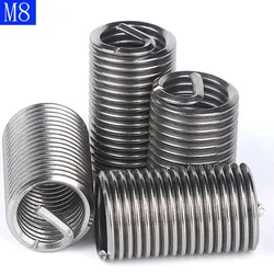 M8 x 1.25 Helicoil Threaded Insert 304 Stainless Steel Thread Repair Wire Insert