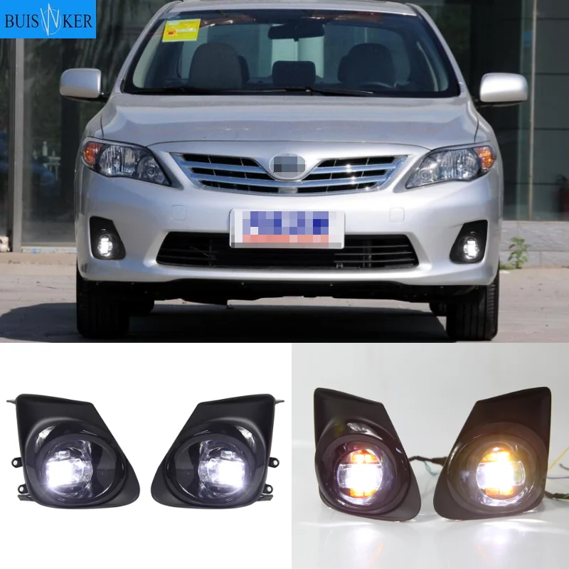 

Fog light for Toyota Corolla 2011-2013 headlight fog lights fog lamps Switch Grille cover halogen LED foglights frame headlights