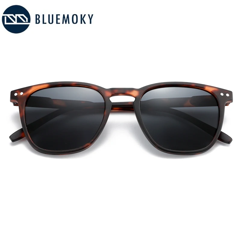 BLUEMOKY Square Polarized Sunglasses For Men UV400 Anti-Glare Lenses Sun Glasses Women Outdoor Fishing Driving Eyewear image 2