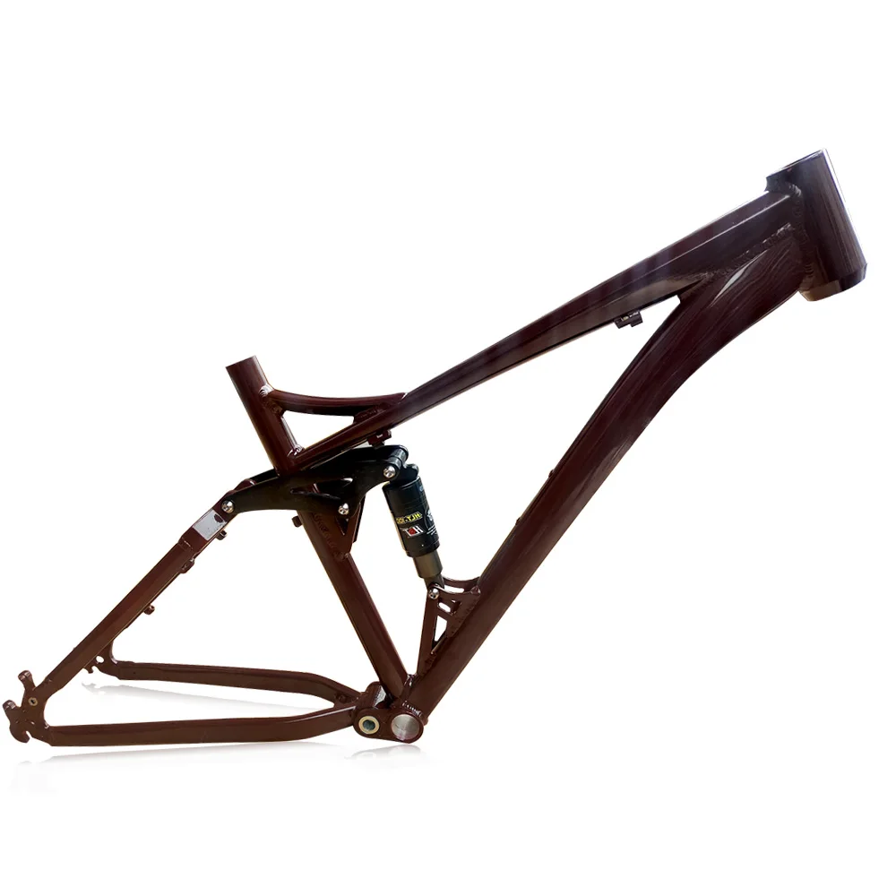 Kalosse 68MM BB Aluminum Bike Frame 135*10MM Dropout Full Suspension Bicycle 150 MM Travel