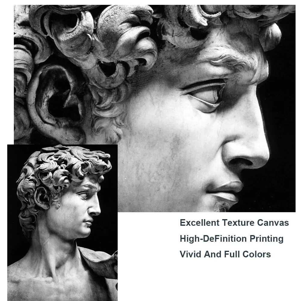 Sculpture of David Canvas Paintings on the Wall Art Posters And Prints Nordic Art Wall Decorative Canvas Picture For Living Room - Image 4
