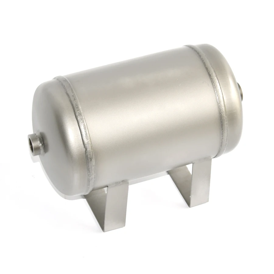 5L 304 Stainless steel pressure tank can be customized small air storage tank vacuum buffer pressure tank horizontal frosted