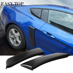 Wide-body Round Eyebrow Outlet Rear Quarter Panel Side Scoops For 2015-2019 Roush Mustang