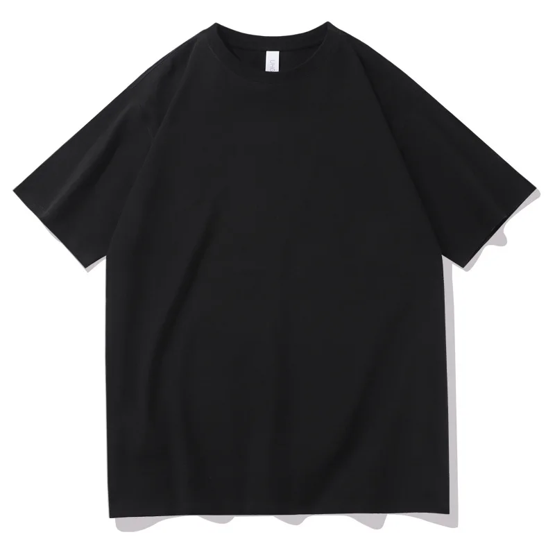 Mrmt-メンズ半袖コットンTシャツ,ラウンドネック,無地,ルーズ,ハーフスリーブ,新品,230g, 2024