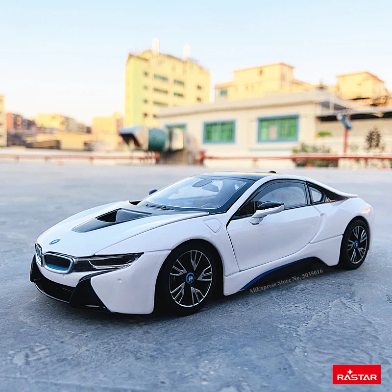 Rastar 1:24 BMW i8 concept car supercar Static Simulation Diecast Alloy Model Car Toy collection Christmas gift  models car