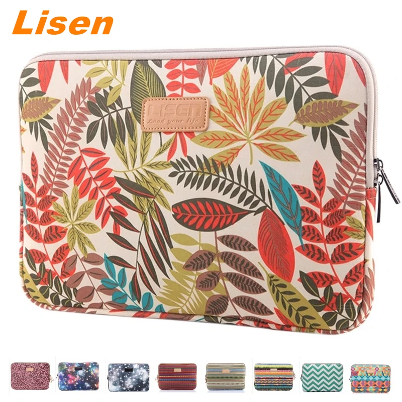

Брендовая сумка для ноутбука Lisen 10, 11", 12", 13", 14", 15", 15,6 дюймов, водонепроницаемый чехол для ноутбука MacBook Air Pro 13,3", Прямая поставка