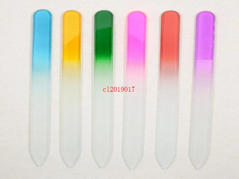 

Colorful Glass Nail Files Durable Crystal File Nail Buffer NailCare Nail Art Tool for Manicure UV Polish Tool