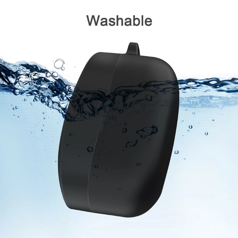 Soft Silicone Cover Compatible with-S-ony WF-1000XM4 Earbuds Charging Case Protective Dust-resistant Case