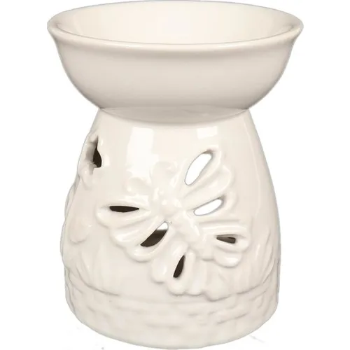 Atak Attach White Butterfly Flower Detail Design Censer