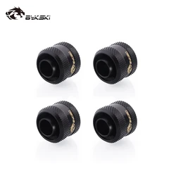 4pcs/lot Bykski Hose Fitting use for ID 9.5mm + OD 12.7 Pipes 3/8