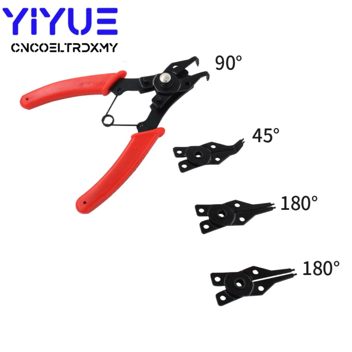 4 in1 Circlip Pliers Set DIY Snap Ring Combination Retaining Clip Jewelry Pliers Internal External Ring Remover