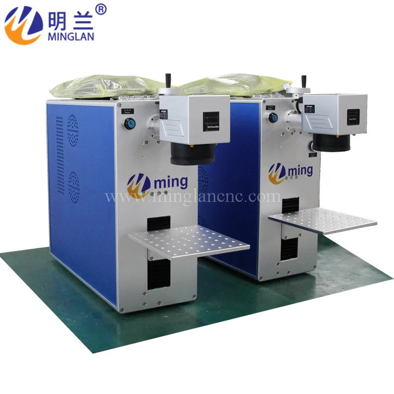 20W Colorful metal fiber laser marking machine (color mopa fiber laser marking machine optional)