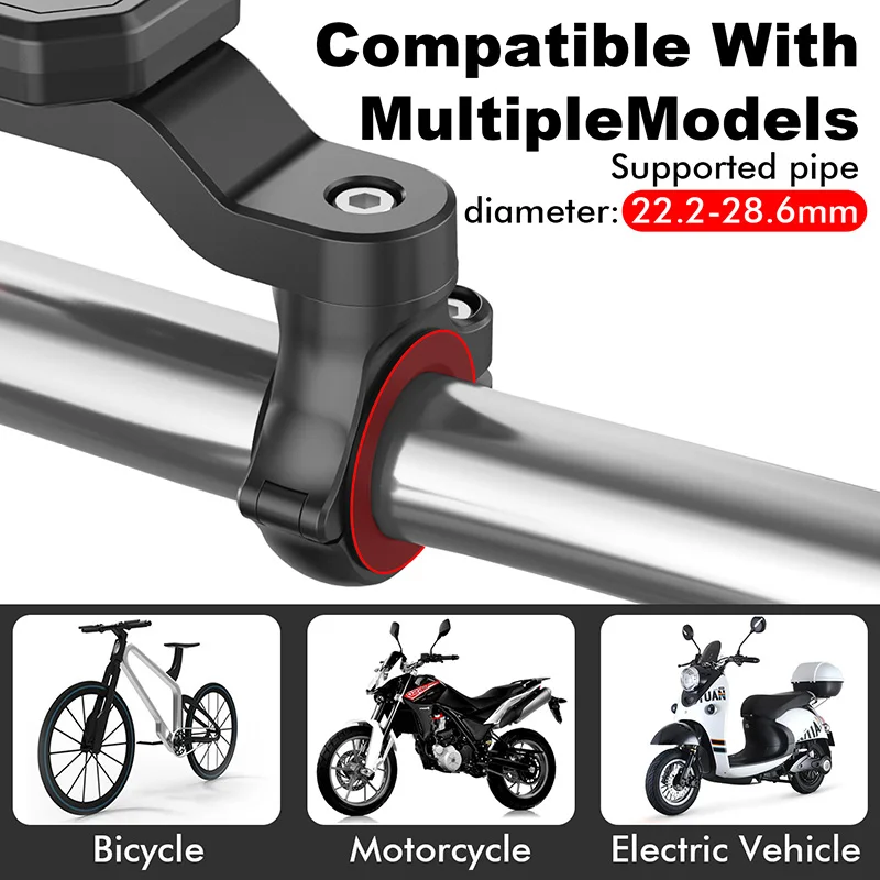 SMOYNG Quick Lock Uninstall Motorcycle Bike Phone Holder Stand Support For Xiaomi iPhone Moto Bicycle Handlebar Mount Bracket