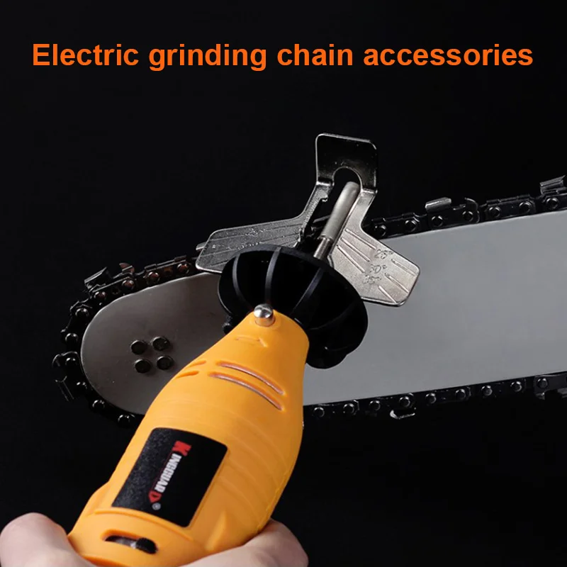 Chainsaw Sharpening Kit Electric Grinder Sharpening Polishing Attachment Set Saw Chains Tool Drill Rotary Accessories Set