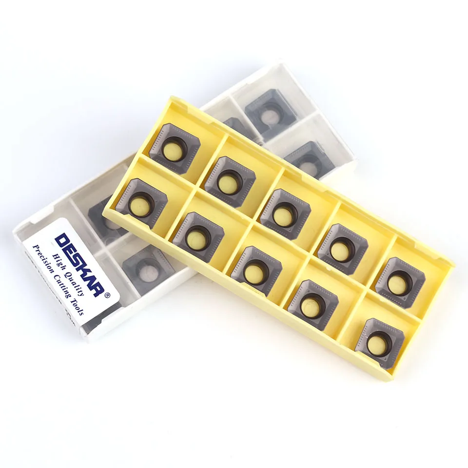 Imagem -04 - Deskar Sekt1204 Aftn xm Lf6018 Lda Torno de Fresagem Inserção Carboneto Lâmina Usinagem Cnc Fresagem Torneamento Ferramentas Sekt 1204 Inserção