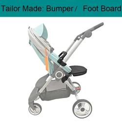 Tailor Made Lederen Armsteun Voorbumper Breiden Zetel Treeplank En Klamboe Voetsteun Voor Stokke Scoot Wandelwagen Accessoires