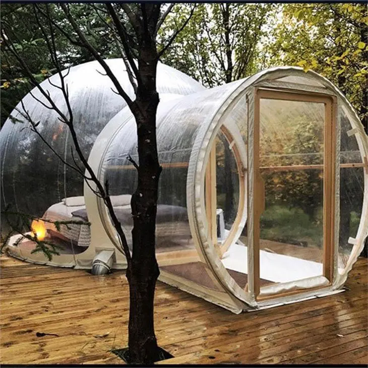 

Hot Bubble Dome Tent For Sale Customized Logo Inflatable Bubble Tree Clear Bubble Hotel Garden Party Tent White Igloo Tent Camp