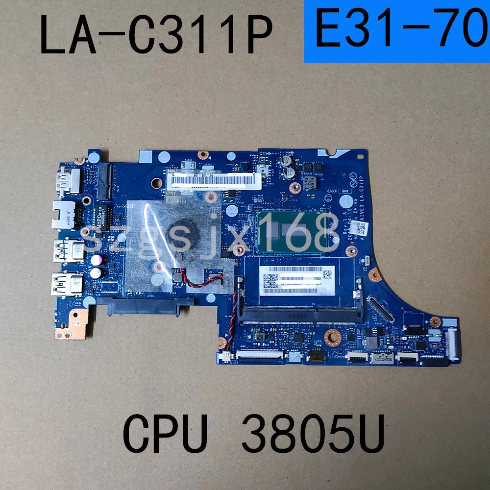 

For Lenovo E31-70 laptop motherboard AIVS3 AIVE3 LA-C311P , 3805 CPU , 5B20J36118 DDR3 100% TEST