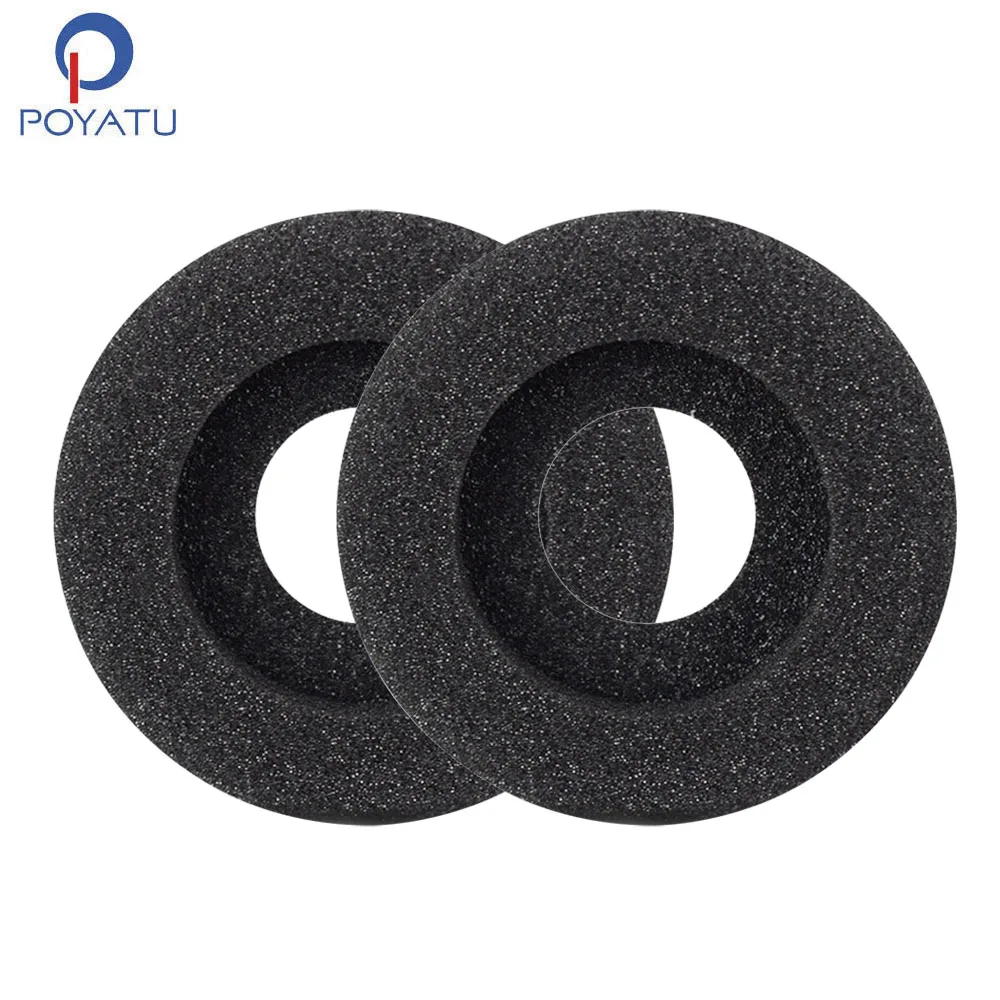 POYAT For Plantronics C225 C3220 C3210 H251 HW261 Ear Pads Headphone Earpads Replacement Cushion Earmuff Cover Repair Parts