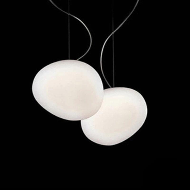 Imagem -06 - Foscarini Gregg-luzes de Pingente de Vidro Moderno Lâmpada Suspensa Led Lâmpada Suspensa Irregular Sala de Jantar Cozinha Loft Luminária Itália