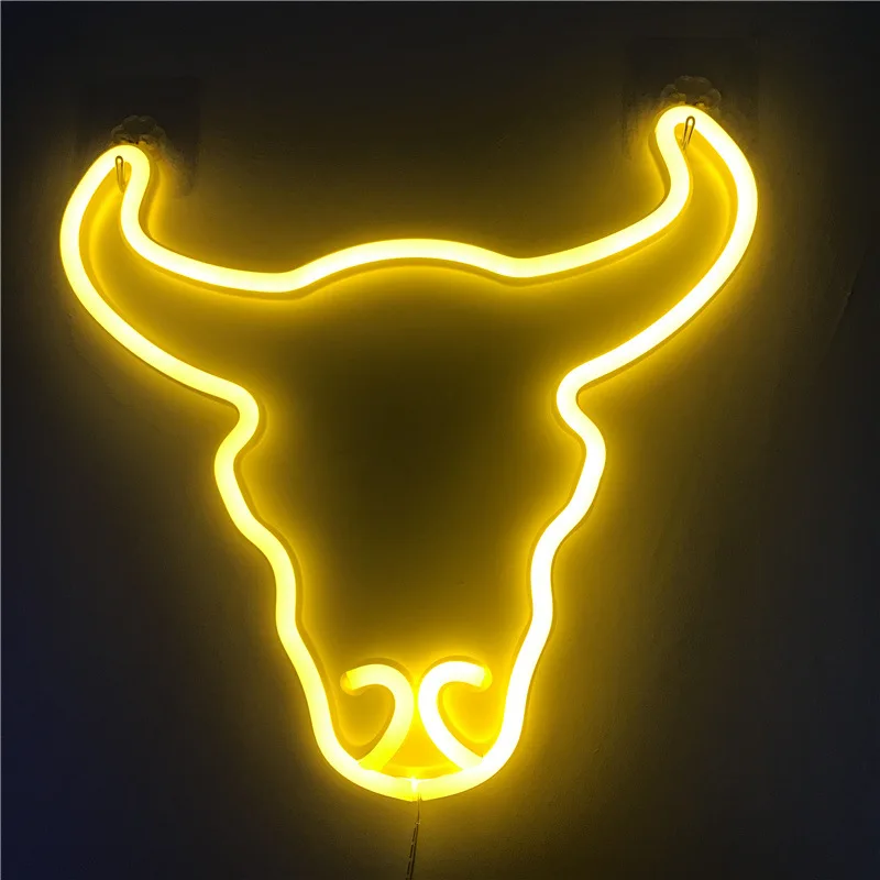 Neon Sign Led Neon Night Light Wall Hanging Lamp Home Wall Decor LED Night Lamp Birthday Gift For Party Holiday Night Lights