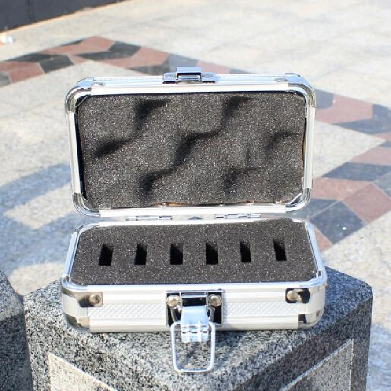 Agnicy Aluminum Box 6-piece Filter Storage Box can Hold 6 Pieces Filter 1.25 Inches Telescope Filter