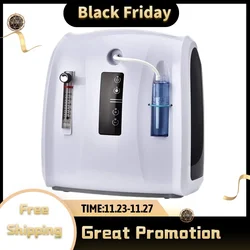 24 Hours Continuous Oxygen Concentrator Generator Machine 1-6L/Min Adjustable Oxygenerator Bar for Home Use