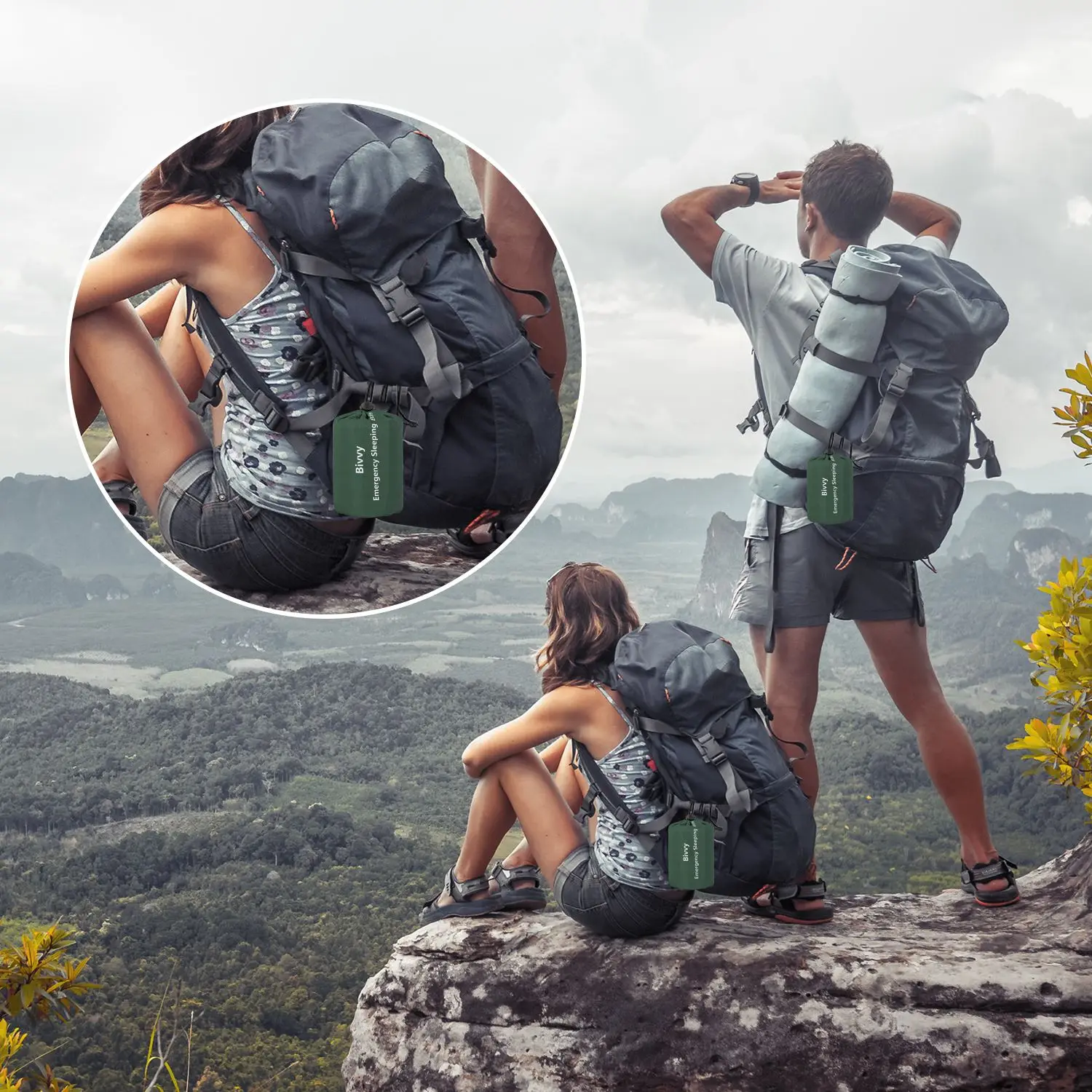 Bezodkladnost spací brašna bivy pytel přežití souprava flauš pytle vodotěsný lehoučké tepelný pro outdoorové kemping tramping příslušenství