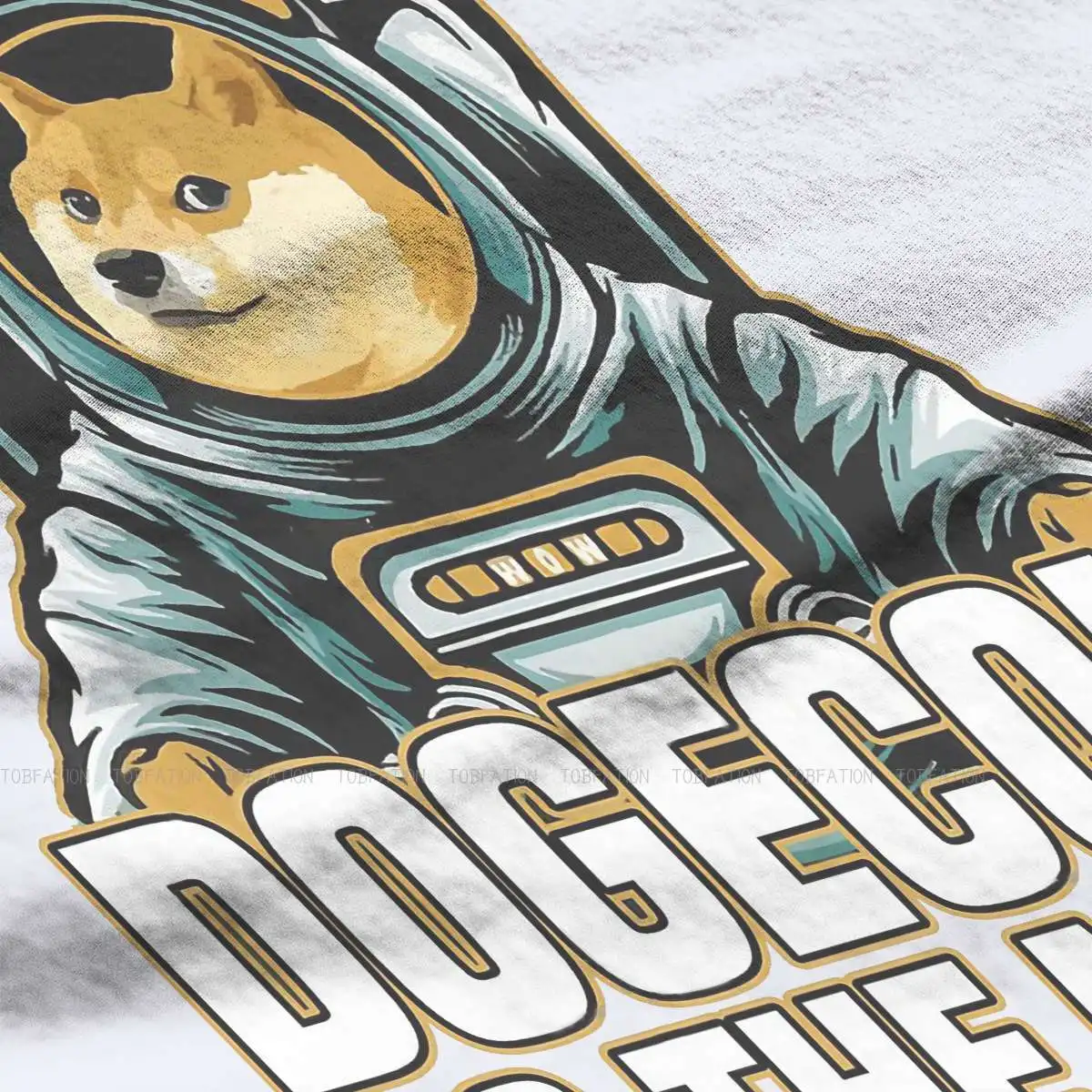 Dogecoin to the Moon Female Shirts Bitcoin Cryptocurrency Art Big size Vintage Women Tshirts Harajuku Casual Feminine Blusas