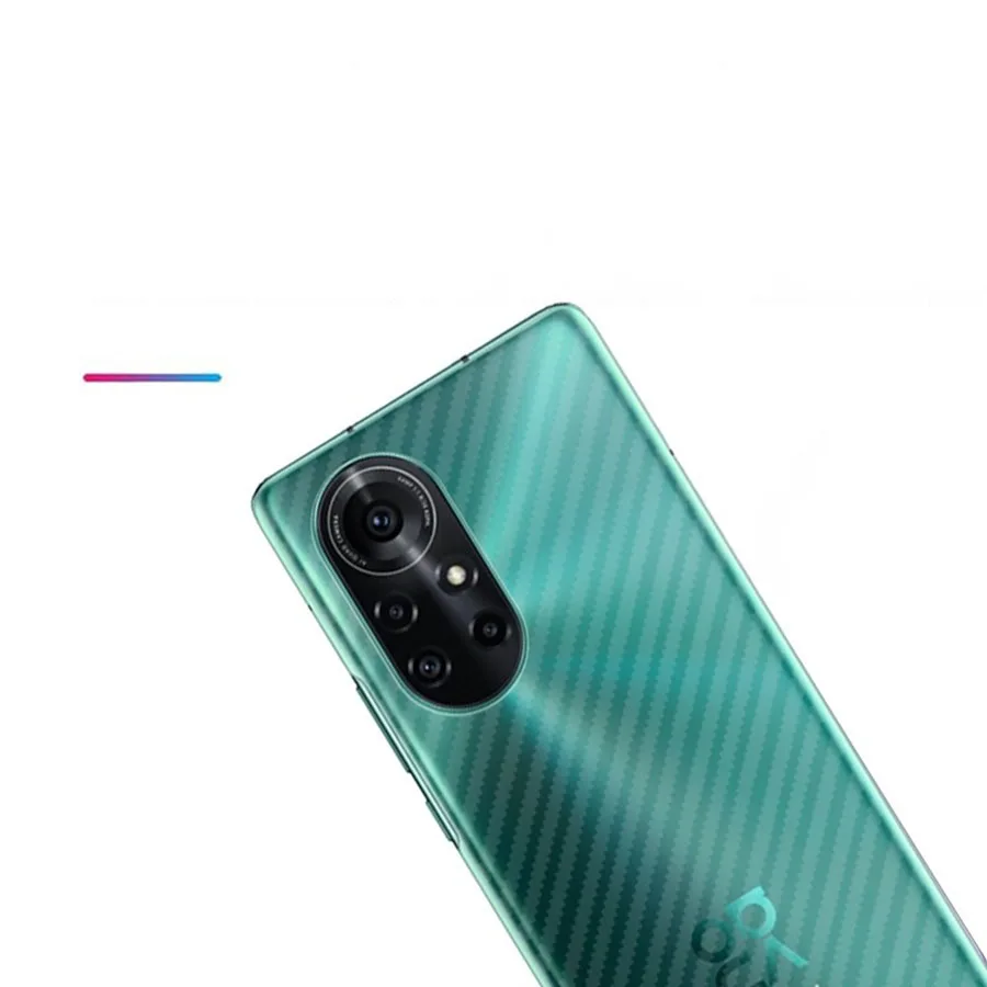 화웨이 P20 P30 P40 라이트 프로 노바 5T 스크린 프로텍터 메이트 40 30 20 10 라이트 명예 50 프로 20 라이트에 대한 5PCS 다시 탄소 섬유 필름