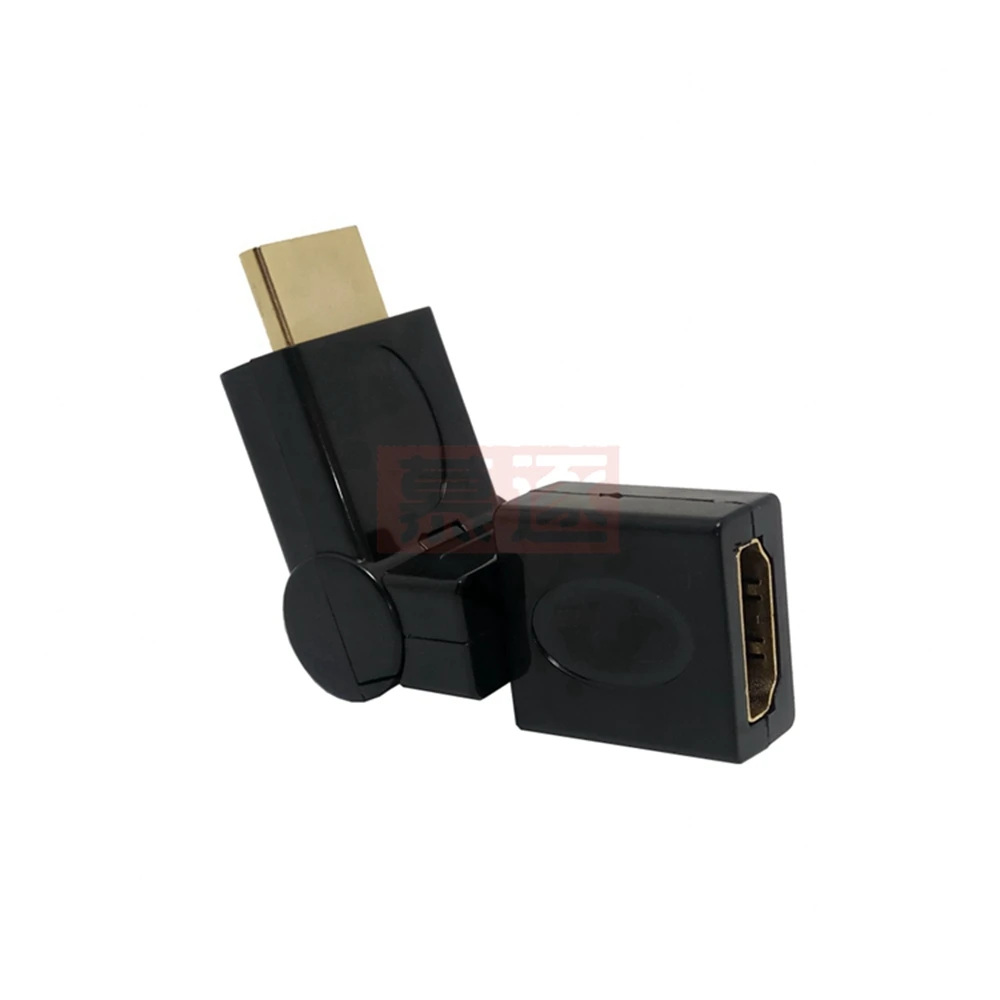 オス - HDTV 互換メス ケーブル アダプター コンバーター 直角 180 度回転エクステンダー 3D 1080P HDTV XBOX PS3 DVD 用