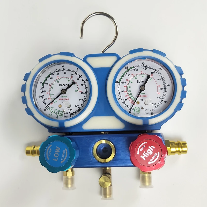 Refrigerant pressure gauge,High quality pressure gauge,Shock proof pressure gauge,Air conditioning refrigerant tool