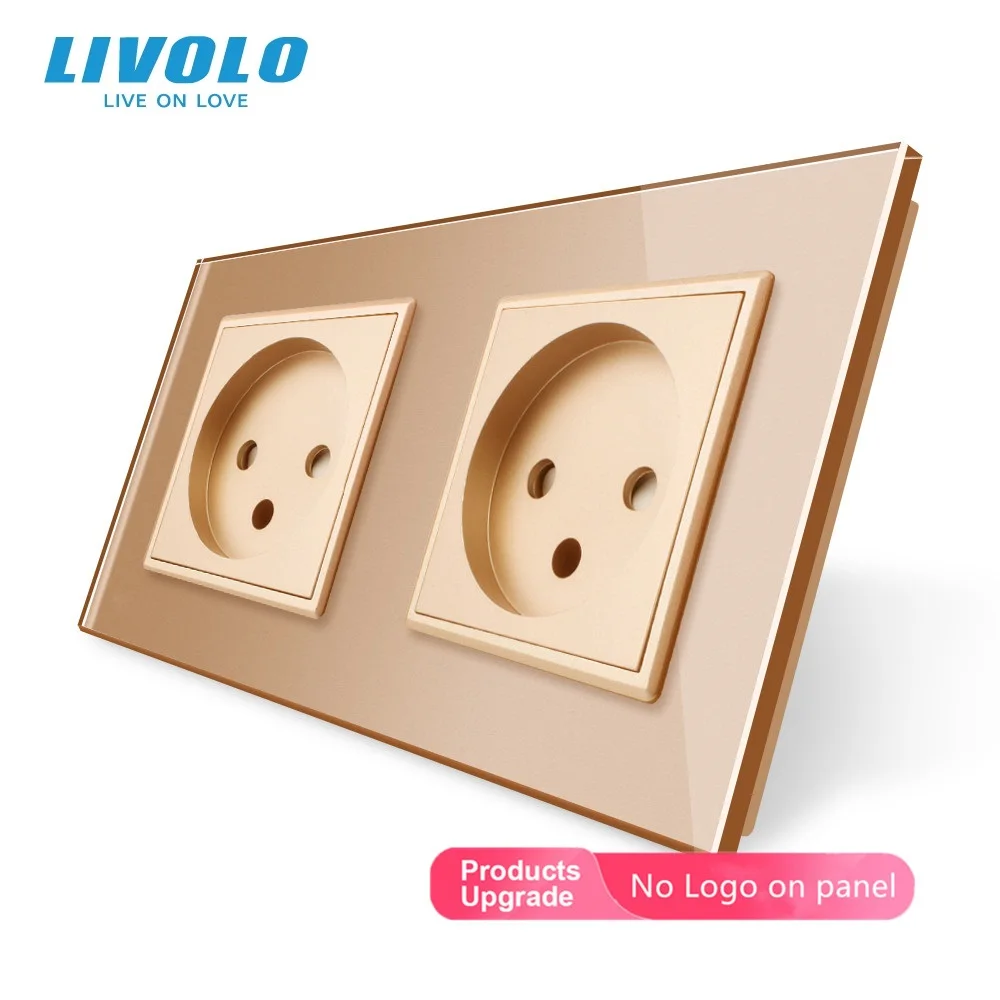 

Оригинальная двойная израильская розетка Livolo, стеклянная панель, настенная розетка переменного тока 100 ~ 250 В, 16 А, VL-C7C2IL-11/12/13/15 (4 цвета)