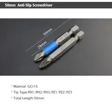 10Pcs Phillips Magnetic Screwdriver Bits #4