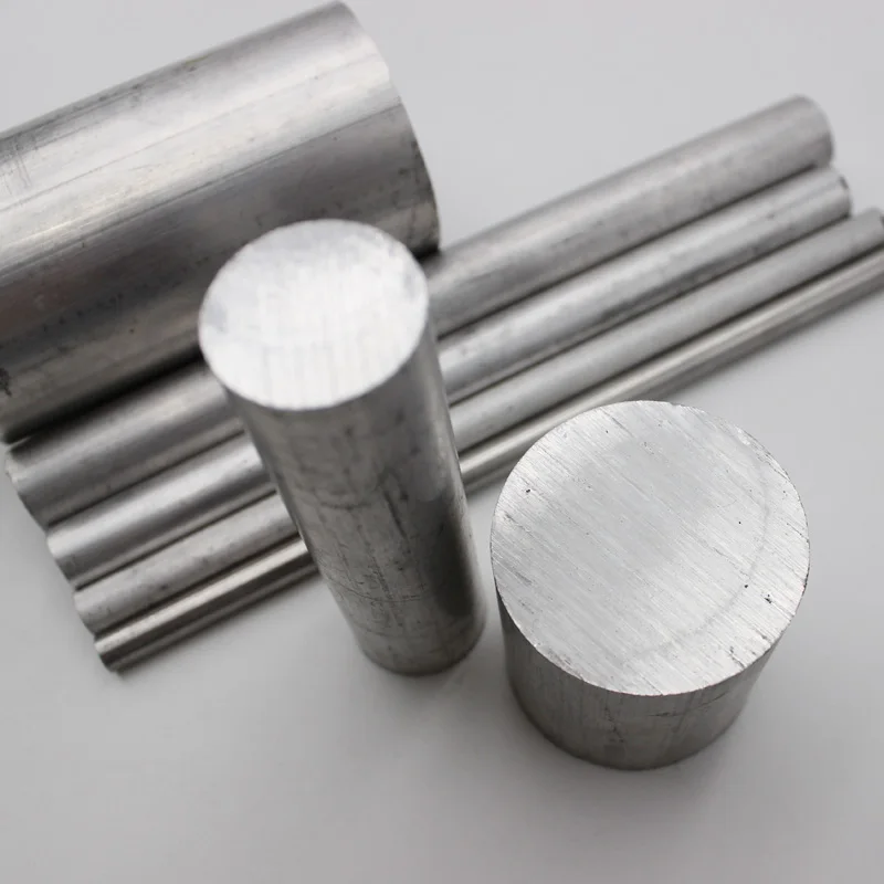 Batang Paduan Aluminium Batang Bulat Padat Aluminium Logam 6061 /7075 (Diameter 50Mm/55Mm/60Mm/65Mm/70Mm/75Mm Panjang 100Mm)