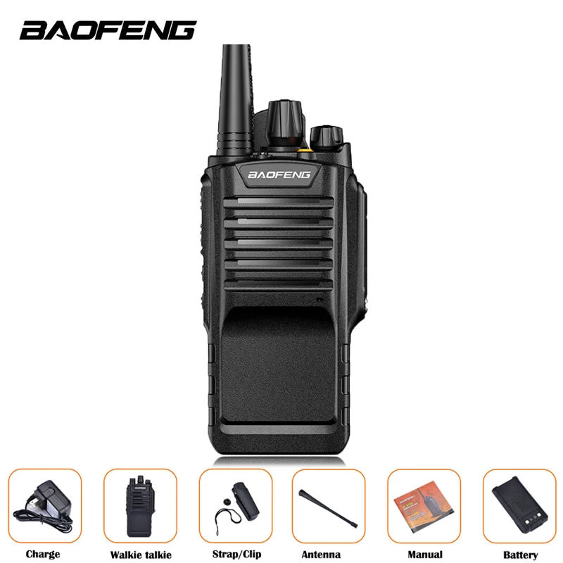 

BAOFENG-IP67 Waterproof Walkie Talkie, BF-9700,8W,2800mAh,Two Way Radio,Portable Hunting, UHF,Amateur Radio Transceiver,Original