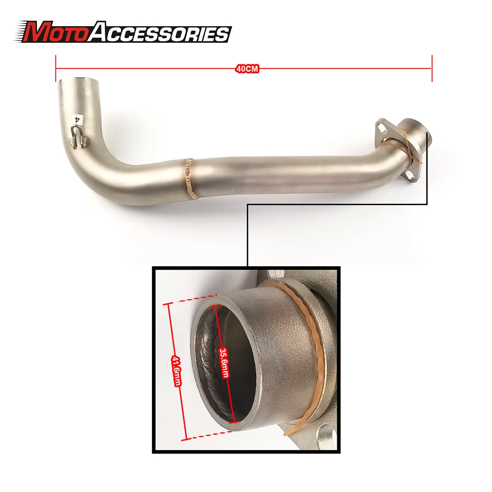 For KAWASAKI ZX14 Motorcycle Exhaust Middle Pipe Link Pipe  for KAWASAKI ZX14 2006 2007 2008 2009 2010 2011 2012 2013 2014  2015