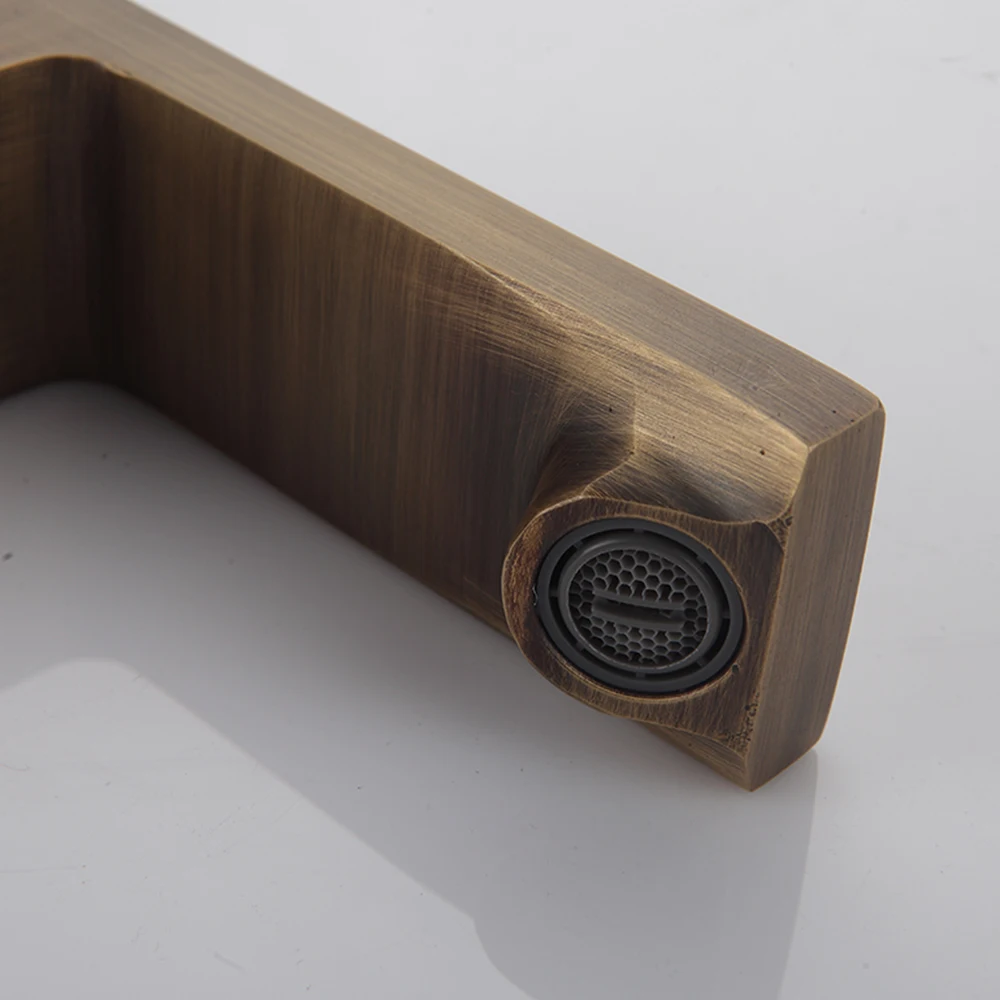 Imagem -03 - Smart Touchless Antique Brass Faucet Tap Body Misturador de Cobre Completo Frio e Quente ac 220 v e dc Bateria v