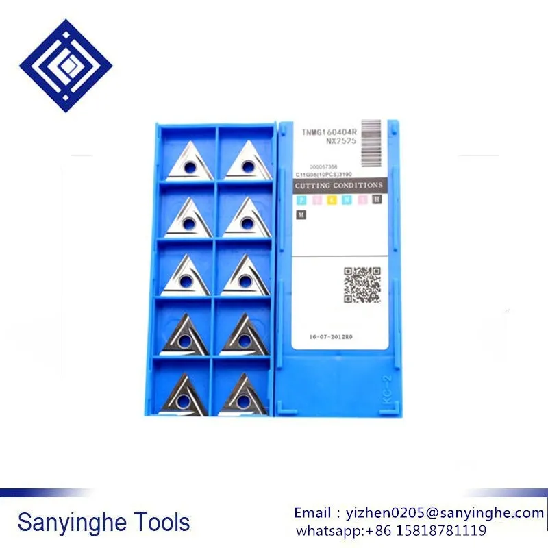 

TNMG160404-HA H01 Original sangyinghe 10pcs/lots cnc carbide turning inserts cnc blade latne tool cnc tools for aluminum